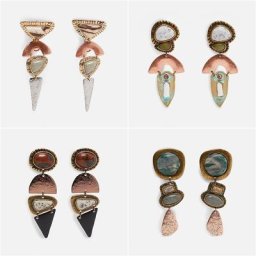 JURAN – boucles d'oreilles Vintage en métal pour femmes pendentif bijoux de mariage vente en