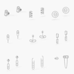 Boucles d'oreilles Lucky MOVE UNO pour dames argent regardé 100% un beau cadeau marque classique