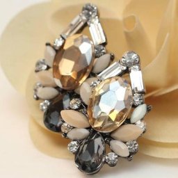 Yayi-Boucles d'oreilles bohèmes pour femmes et filles bijoux en métal doux avec pierres précieuses