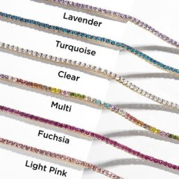 Bracelet de tennis en cristal de zircon cubique pour hommes et femmes Bling Iced Out Zones Me
