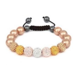 Nouveau! Nmwsae chaud micro pavé CZ Disco boule perles Bracelet mode cadeau bijoux remise. Cristal