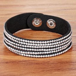 TYO-Bracelet en cuir violet pour femme populaire! Bracelets Classiques à la Mode Bon Bijou