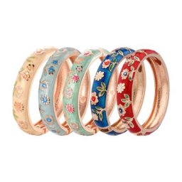 Bracelets larges en émail pour femmes bijoux africains hawaïens indiens Everisonne cadeaux de