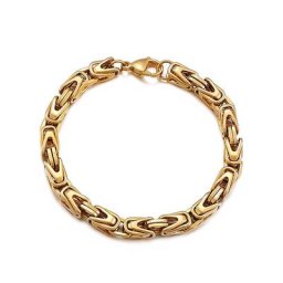 Bracelet en acier au titane de type V pour homme 4 documents bijoux en acier inoxydable mode Hip