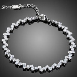 StoneGérurious Party Jewelry for Women Top Grade Cubic Tennis Conia bal inestone Bracelet