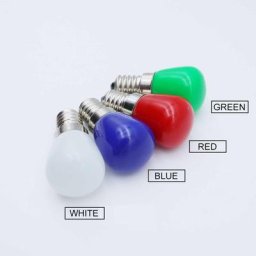 Ampoule LED colorée pour lustres en cristal de réfrigérateur lampe E14 3W AC 220V 110V rouge