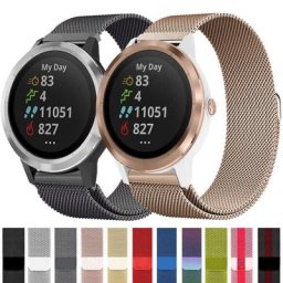 Bracelet en métal pour montre Garmin Vivoactive 3 4 bracelet de montre Venu 1 2 Forerunner 645