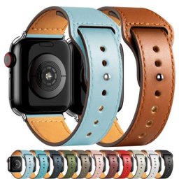 Bracelet en cuir PU pour Apple Watch Band Accessoires Smartwatch Bracelet dehors iWatch Series 3