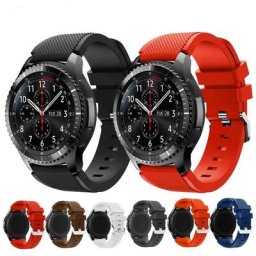 Bracelet en Silicone pour Samsung Galaxy Watch 4/5 22mm 20mm 45mm/Watch GT2 46mm/Gear S3 Watchband