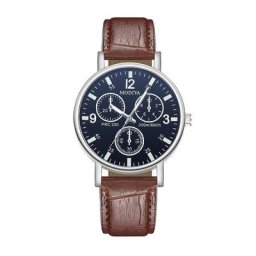 Montre à Quartz pour hommes et femmes Bracelet en cuir sport militaire cadeau nouvelle mode