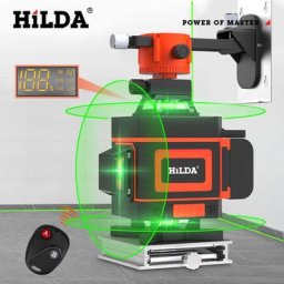 HILDA – niveau Laser vert Super puissant 3 °/4D 16/12 lignes à nivellement automatique croix