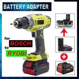 Adaptateur de batterie pour BOSwivel 18V Lithium conversion en Ryobi 18V connecteur d'outils