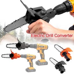 Kit de tête de Conversion de scie à chaîne électrique convertisseur de perceuse électrique