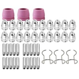 Kit de consommables découpeur Plasma 46 pièces pour SG-55 AG-60 WSD-60 buses de torche de découpe