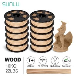 Stallu-Filament d'imprimante 3D en bois PLA effet bois fermé bonne ténacité matériaux