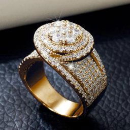 Huitan – bague en zircone cubique pour femme anneau de mariage de fiançailles accessoire de haute