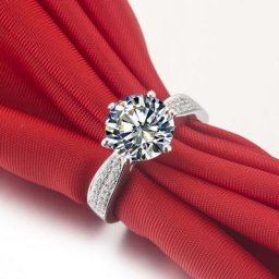 bague femme bijoux mariage cadeau bague luxe bague argent 925 Bagues Moissanite pour femmes