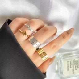 Bagues ouvertes et réglables pour femmes hommes Couple bijoux de fête de mariage à la mode