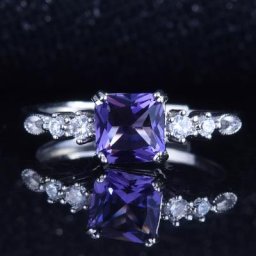 Bagues redimensionnables en argent Sterling 925 pour femmes bijoux avec pierres précieuses