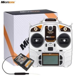 MicroZone-Transmetteur de Contrôleur MC7 2.4G avec Récepteur MC8RE Système Radio pour Avion RC
