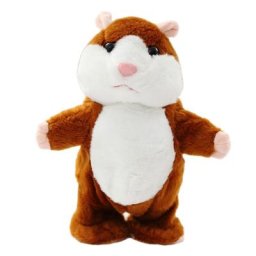 Kawaii – jouet en peluche animal de compagnie souris Hamster parlant 18cm mignon Communication