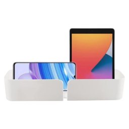 Boîte de rangement auto-adhésive étagère de chevet support mural organisateur pour télécommande