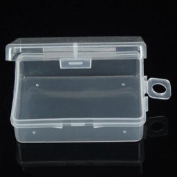 Boîte de rangement en plastique Transparent 1 pièce conteneur Transparent pour collecte de débris