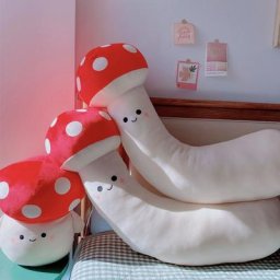 Coussin de dos en peluche pour chambre de fille oreiller en peluche plante plus lente jouet long