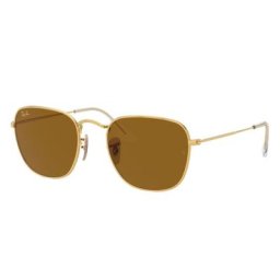 Ray-Ban FRANK Lunettes de soleil Monture Or brillant Verres Vert polarisé 48-20