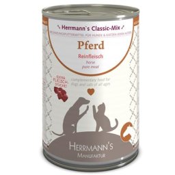 Herrmann's Pur Sensitive 6 x 400 g / 800 g pour chien et chat - pur cheval (400 g)
