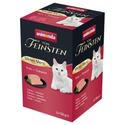 36x100g Menus légers Adult dinde, tomate Animonda Vom Feinsten - Pâtée pour chat