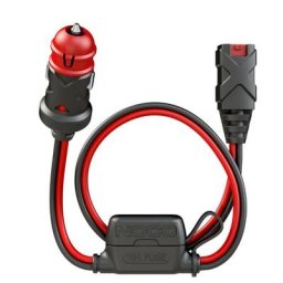 NOCO Câble chargeur de batterie 12V Dual-Size Male Plug allume-cigare 60cm X-Connect 12V