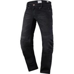 Scott Denim Stretch Jeans de moto de dames, noir, taille 40 pour Femmes