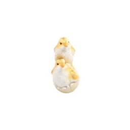 Farmwood Animals - Poussins dans coquille en résine 10.5 x 7.5 x 13.5 cm