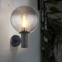 Lampe d'extérieur en acier inoxydable applique murale extérieur E27 lampe de terrasse extérieur