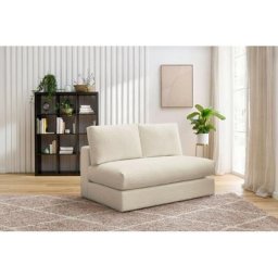 Canapé modulable Bobochic Chauffeuse 2 places pour canapé modulable ultra moelleux paris tissu
