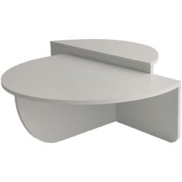 Set de 2 tables basses design Oatglow Blanc - Blanc