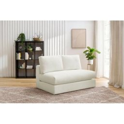 Canapé modulable Bobochic Chauffeuse 2 places pour canapé modulable ultra moelleux paris tissu