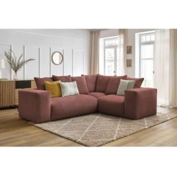 Canapé modulable Bobochic Canapé d'angle fixe modulable ultra moelleux voltaire avec 1 chauffeuse 2