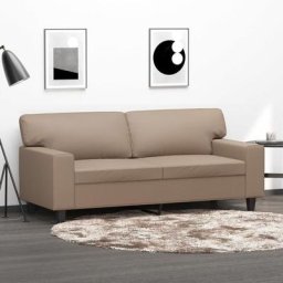 Canapé 2 places Canapé relax - Canapé de salon Cappuccino 140 cm Similicuir BV669375 Bonnevie