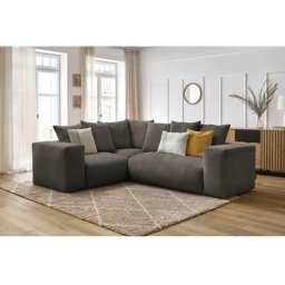 Canapé modulable Bobochic Canapé d'angle fixe modulable ultra moelleux voltaire avec 1 chauffeuse 2