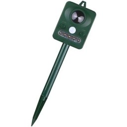 Répulsif solaire à ultrasons antiparasitaire, répulsif pour animaux d'extérieur, avec capteur de