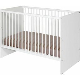Lit bebe a barreaux Pixi Blanc 60x120 cm - Blanc