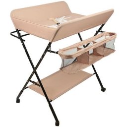 Hofuton Table à Langer Pliante avec Panier de Rangement Table à Langer Réglable en Hauteur avec