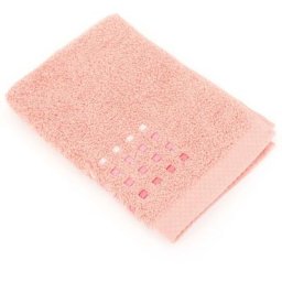 Serviette invité pure - Rose Saumon