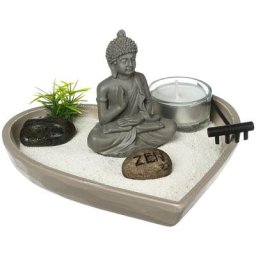 Atmosphera - Jardin zen - bois - 16 - 5x3 cm créateur d'intérieur - Beige
