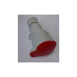 Gewiss - Prise mobile droite protégée rouge 3P+N+T 32A 400V câblage à vis basse tension IP44