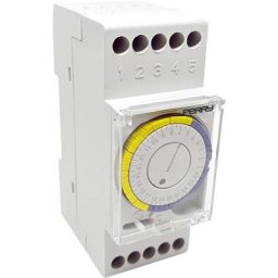 1IO0021 Minuterie analogique programme journalier 3500 w IP20 - Wallair