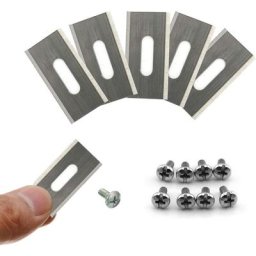 30pièces 36,5 x 18,5 x 0,65 mm Acier inoxydable Lames de Tondeuses, Lames de tondeuses à gazon avec
