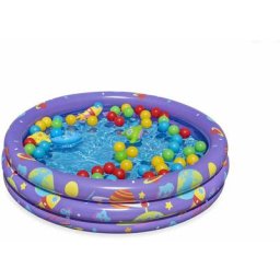 Bestway - Piscine à Boules Gonflable pour Bébé Enfant 102x102x25 cm Plus de 2 Ans